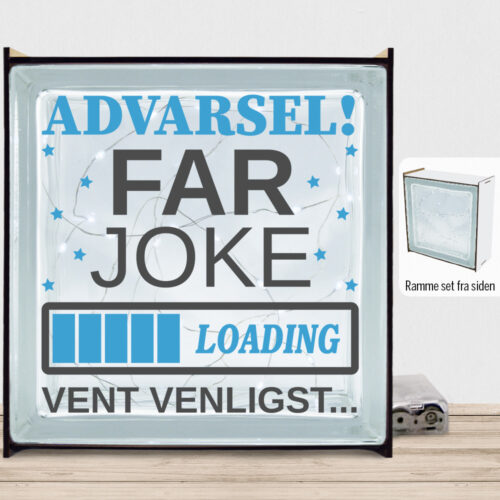 Far joke loading... | Lyssten med ramme (farvet overflade)