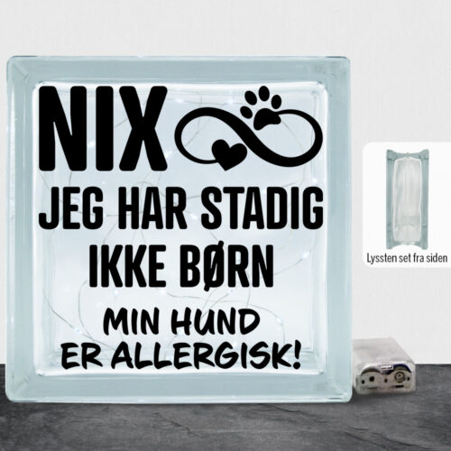 NIX jeg har stadig ikke børn - hund | Lyssten