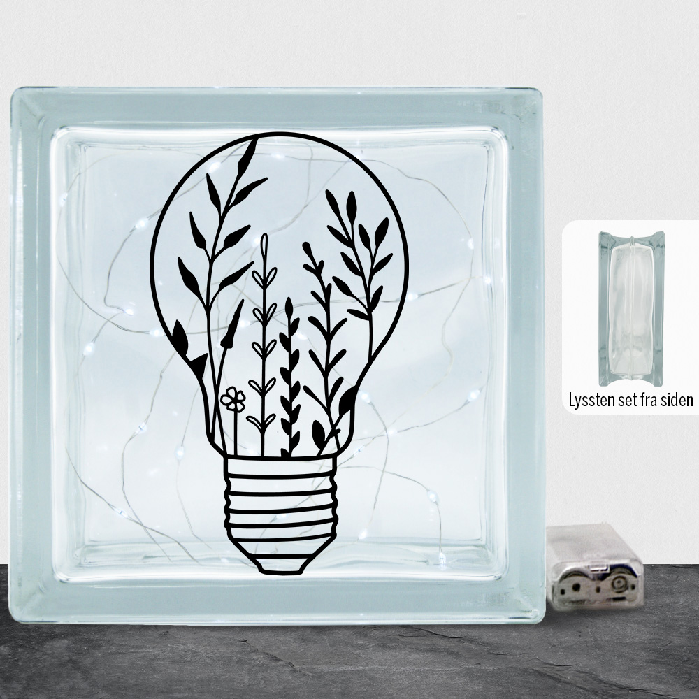 Floral lightbulb design 2 | Lyssten
