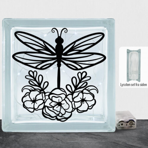 Dragonfly with flowers | Lyssten