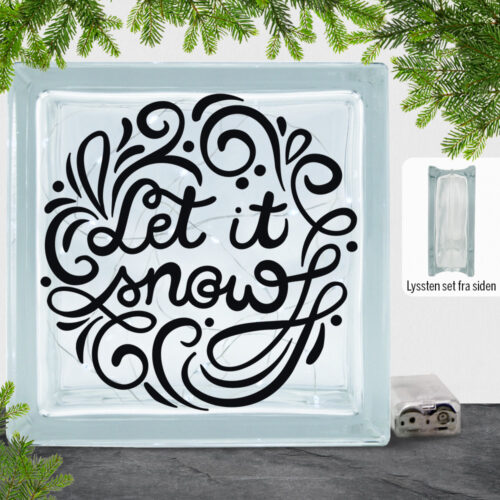 Christmas Decor - Let it snow | Lyssten