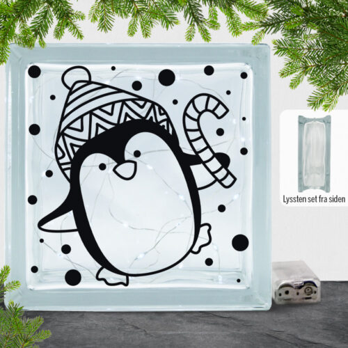 Vinter Pingvin - Design 4 | Lyssten