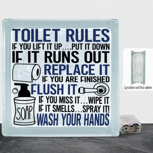 Toilet rules... | Lyssten
