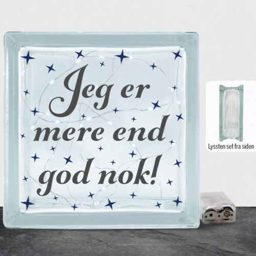 Jeg er mere end god nok! | Lyssten