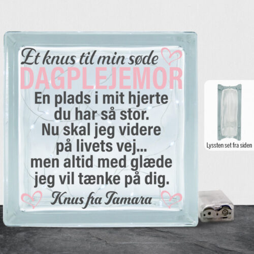 Et knus til min søde dagplejemor | Lyssten