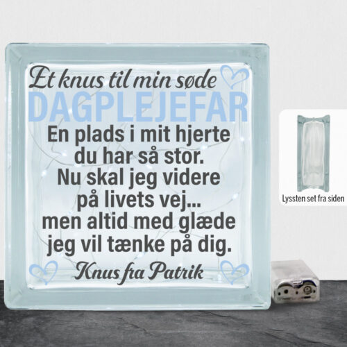 Et knus til min søde dagplejefar | Lyssten