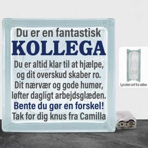 Alternative view of Du er en fantastisk kollega #1 | Lyssten