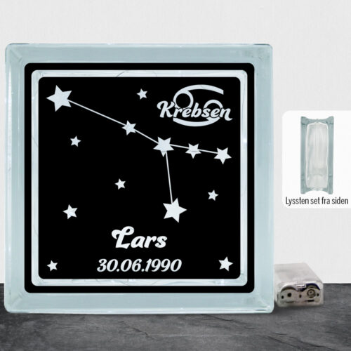 Stjernetegn "look at the stars" - Krebsen | Lyssten
