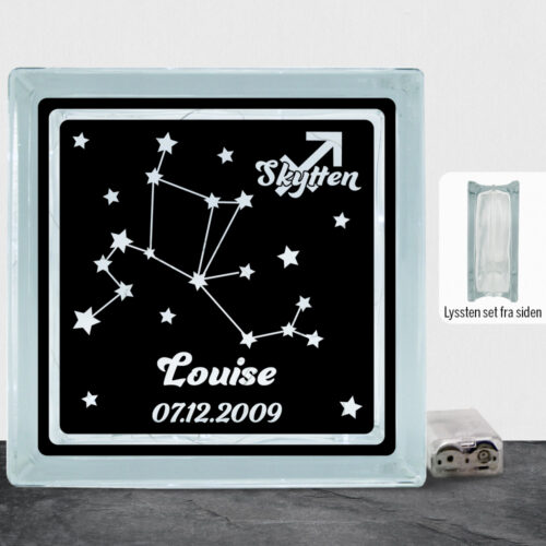 Stjernetegn "look at the stars" - Skytten | Lyssten
