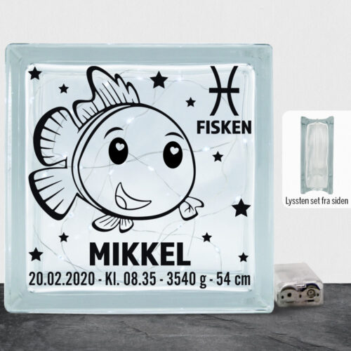 Stjernetegn design 2 - Fisken | Lyssten