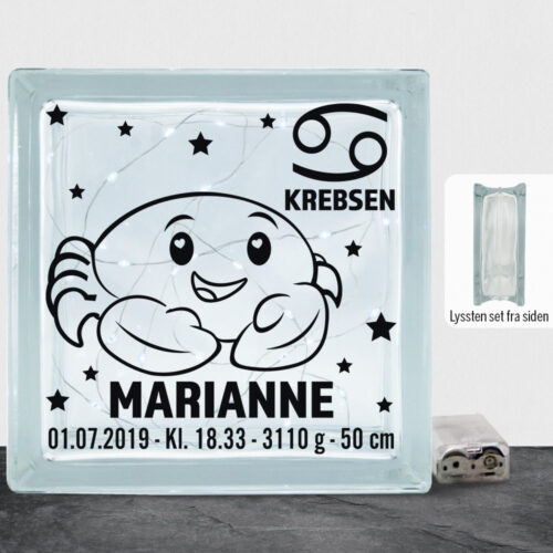 Stjernetegn design 2 - Krebsen | Lyssten