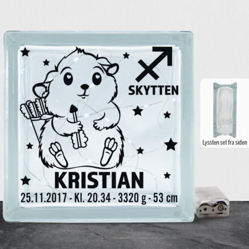 Stjernetegn design 2 - Skytten | Lyssten