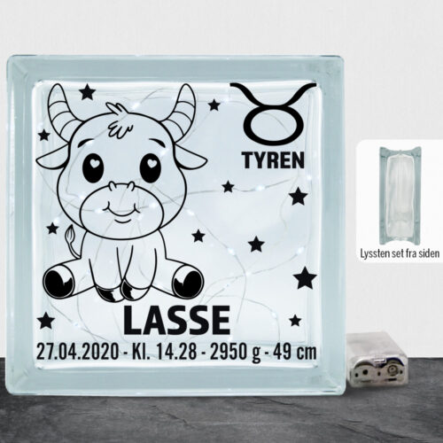 Stjernetegn design 2 - Tyren | Lyssten