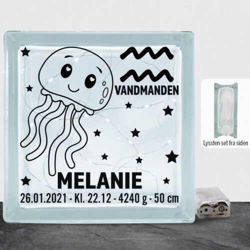 Stjernetegn design 2 - Vandmanden | Lyssten