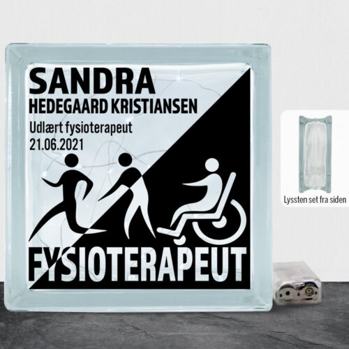Udlært fysioterapeut design 1 | Lyssten