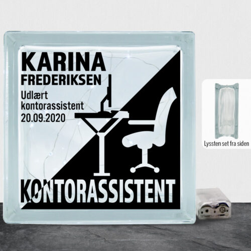 Udlært kontorassistent design 1 | Lyssten