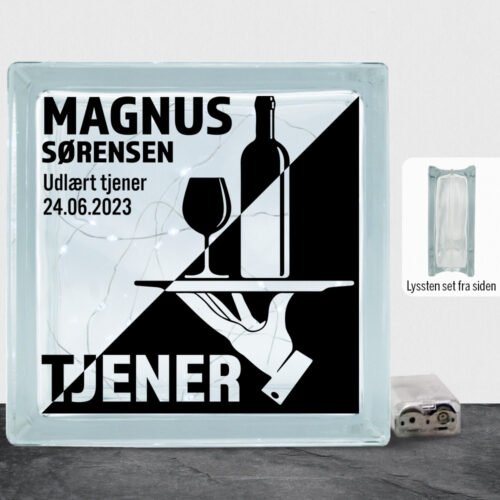 Udlært tjener design 1 | Lyssten