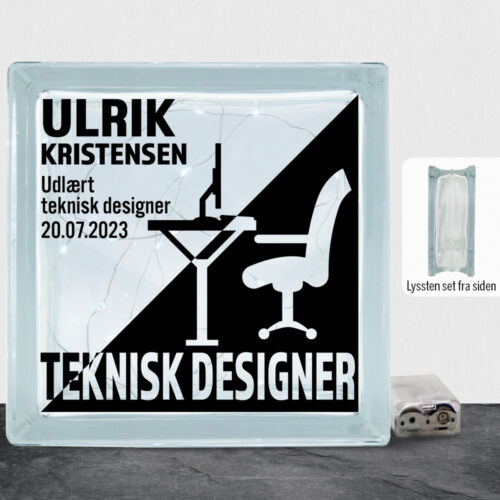 Udlært teknisk designer design 1 | Lyssten
