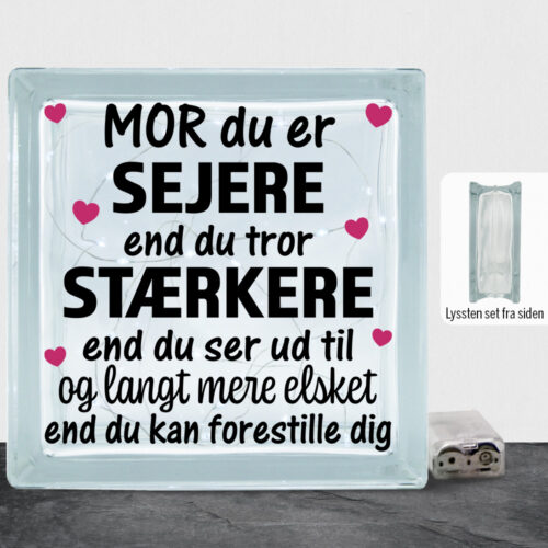 Mor du er sejere end du tror - design 1 | Lyssten