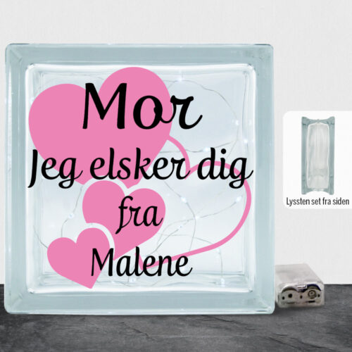 Mor jeg elsker dig m. hjerter | Lyssten