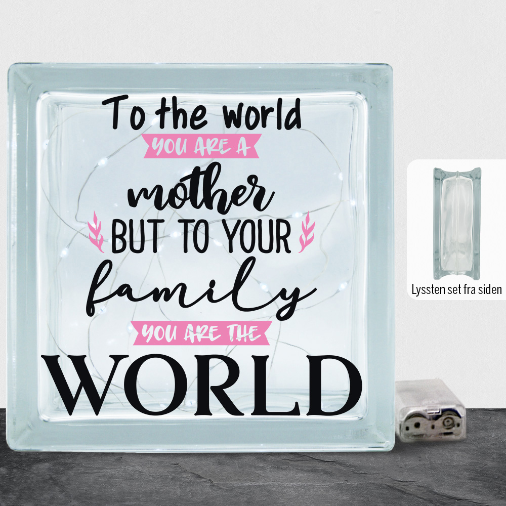 To the world you are a mother... | Lyssten