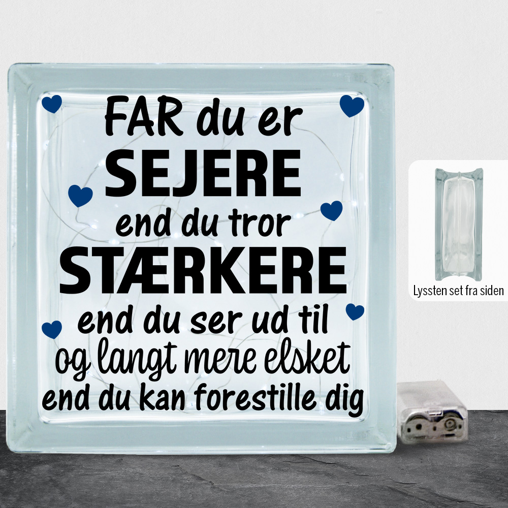 Far du er sejere end du tror - design 1 | Lyssten