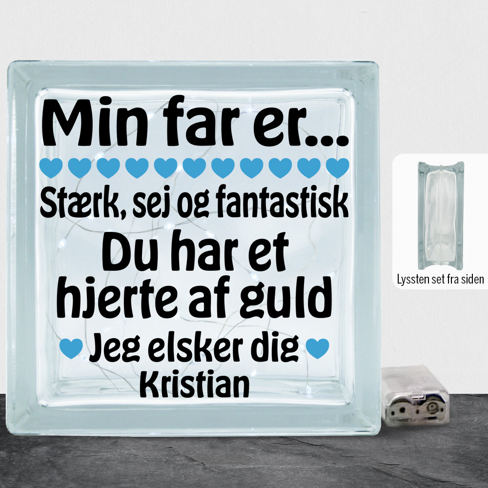 Min far er stærk, sej og fantastisk... | Lyssten