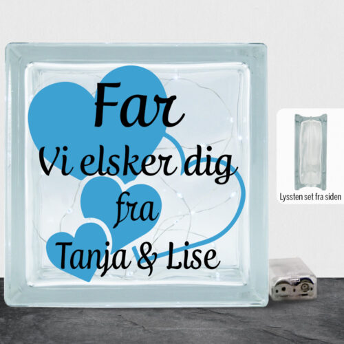 Far jeg elsker dig m. hjerter | Lyssten - Image 2