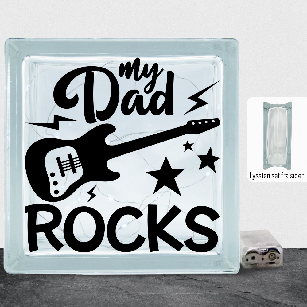 My dad rocks - design 2 | Lyssten