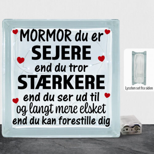 Mormor du er sejere end du tror - design 1 | Lyssten