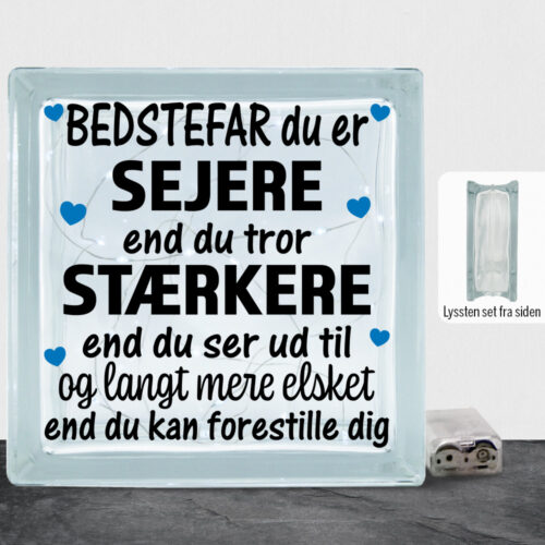 Bedstefar du er sejere end du tror - design 1 | Lyssten