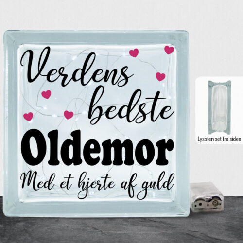 Verdens bedste oldemor - design 1 | Lyssten