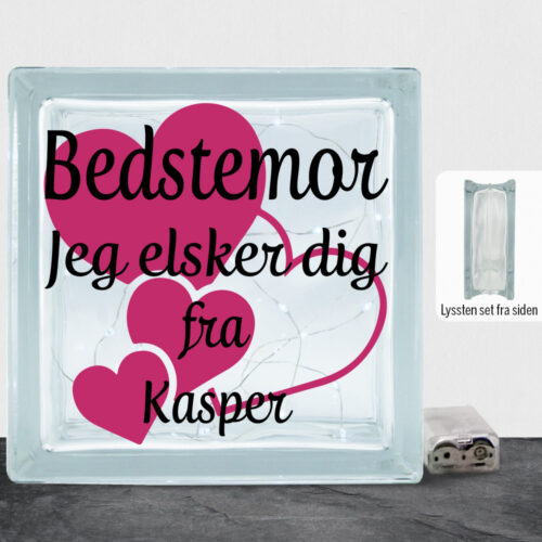 Bedstemor jeg elsker dig m. hjerter | Lyssten