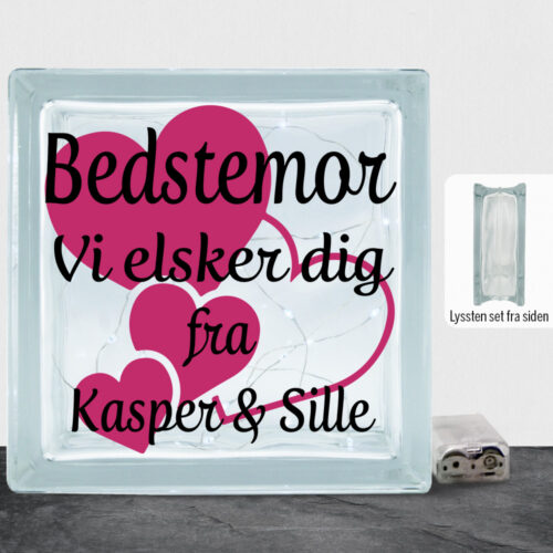 Bedstemor jeg elsker dig m. hjerter | Lyssten - Image 2