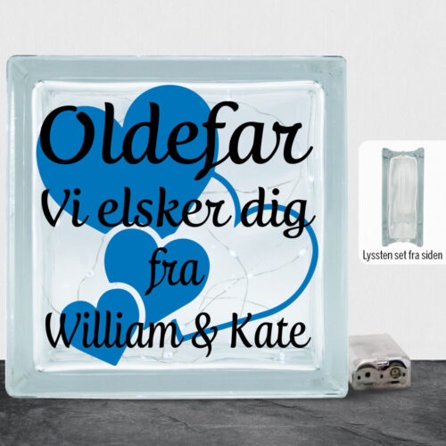 Oldefar jeg elsker dig m. hjerter | Lyssten - Image 2
