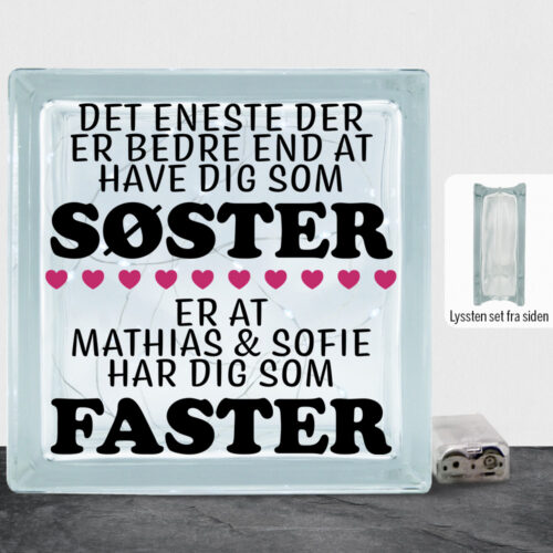 Det eneste der er bedre end... - søster/faster | Lyssten