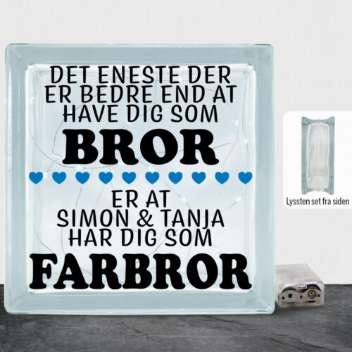 Det eneste der er bedre end... - bror/farbror | Lyssten