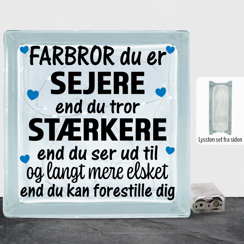 Farbror du er sejere end du tror - design 1 | Lyssten