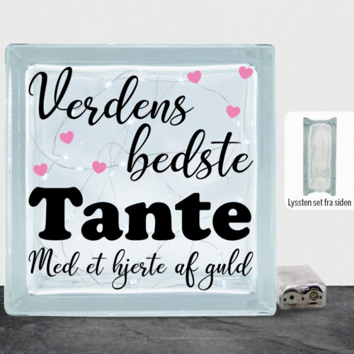 Verdens bedste tante - design 1 | Lyssten