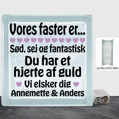 Min faster er sød, sej og fantastisk... | Lyssten - Image 2