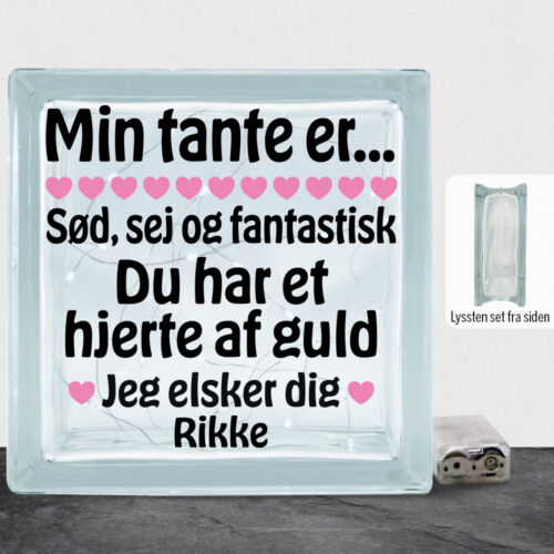 Min tante er sød, sej og fantastisk... | Lyssten