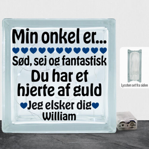 Min onkel er sød, sej og fantastisk... | Lyssten