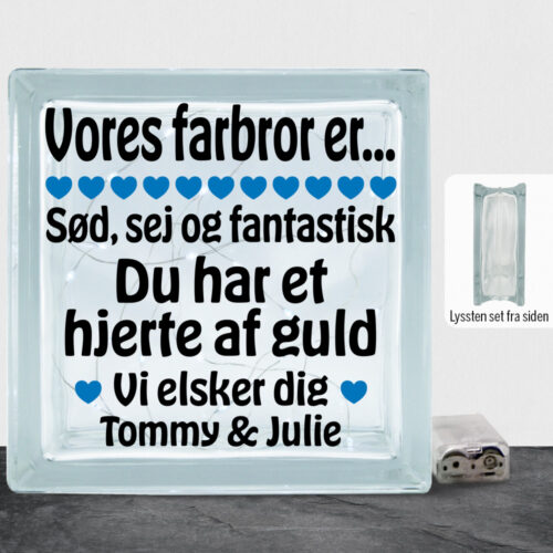 Alternative view of Min farbror er sød, sej og fantastisk... | Lyssten