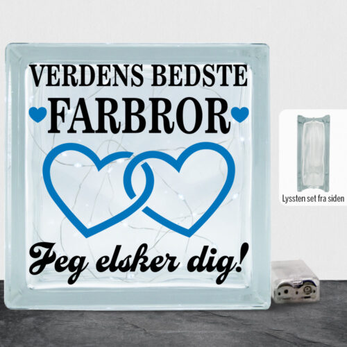 Verdens bedste farbror - design 2 | Lyssten
