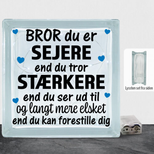 Bror du er sejere end du tror - design 1 | Lyssten