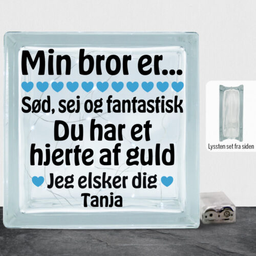 Min bror er sød, sej og fantastisk... | Lyssten