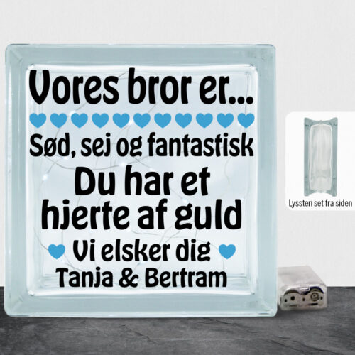 Alternative view of Min bror er sød, sej og fantastisk... | Lyssten