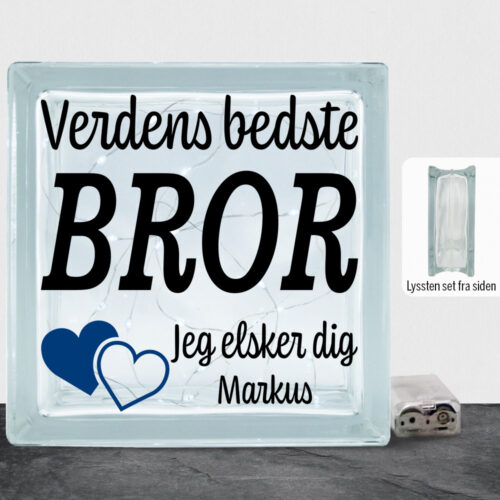 Verdens bedste bror... - design 2 | Lyssten