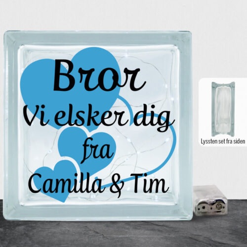 Bror jeg elsker dig m. hjerter | Lyssten - Image 2