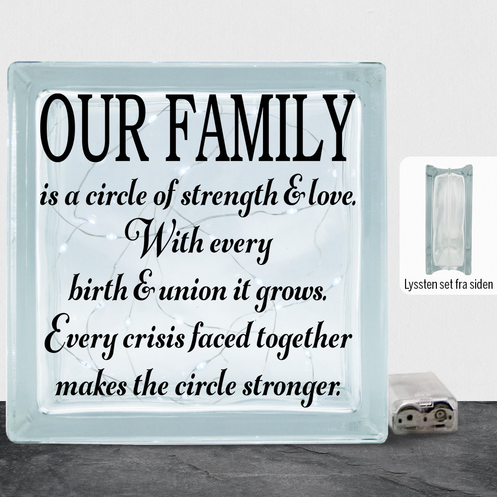 Our family is a circle of strength & love... | Lyssten